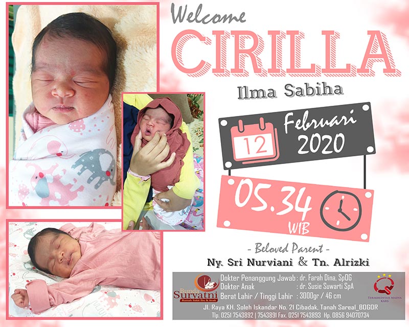 Baby : Cirilla Ilma Sabiha
